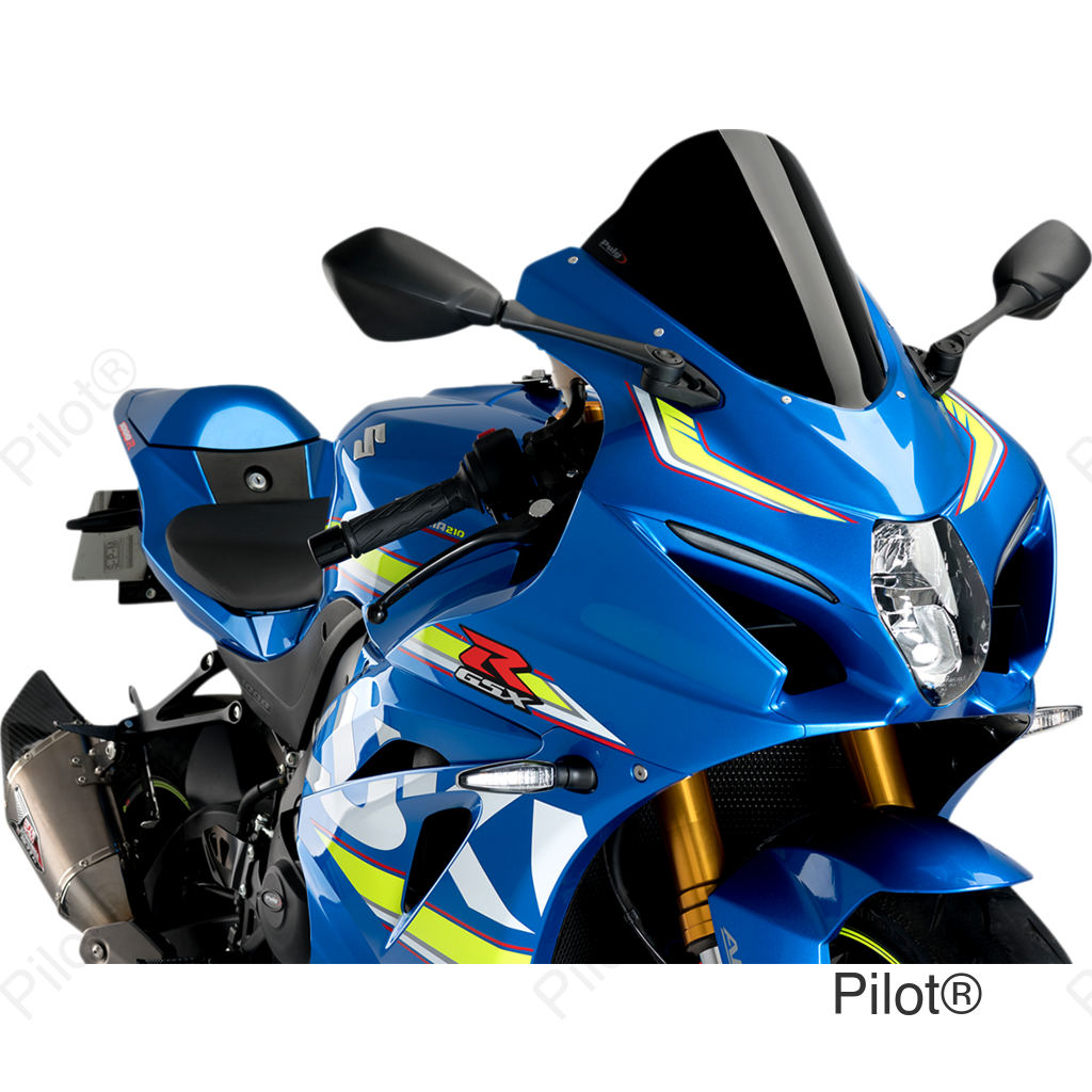 Race Windscreen - 11-1/4" - Black - GSX-R