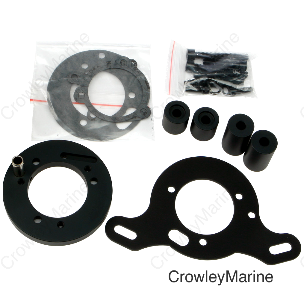 BLACK AIRCLEANER ADAPTER S&S TO CV