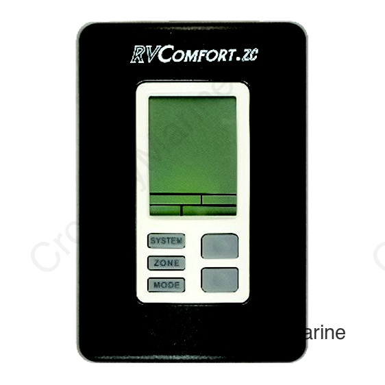 Coleman-Mach 9330A3341 Digital Zone Thermostat, Single-Stage, Black