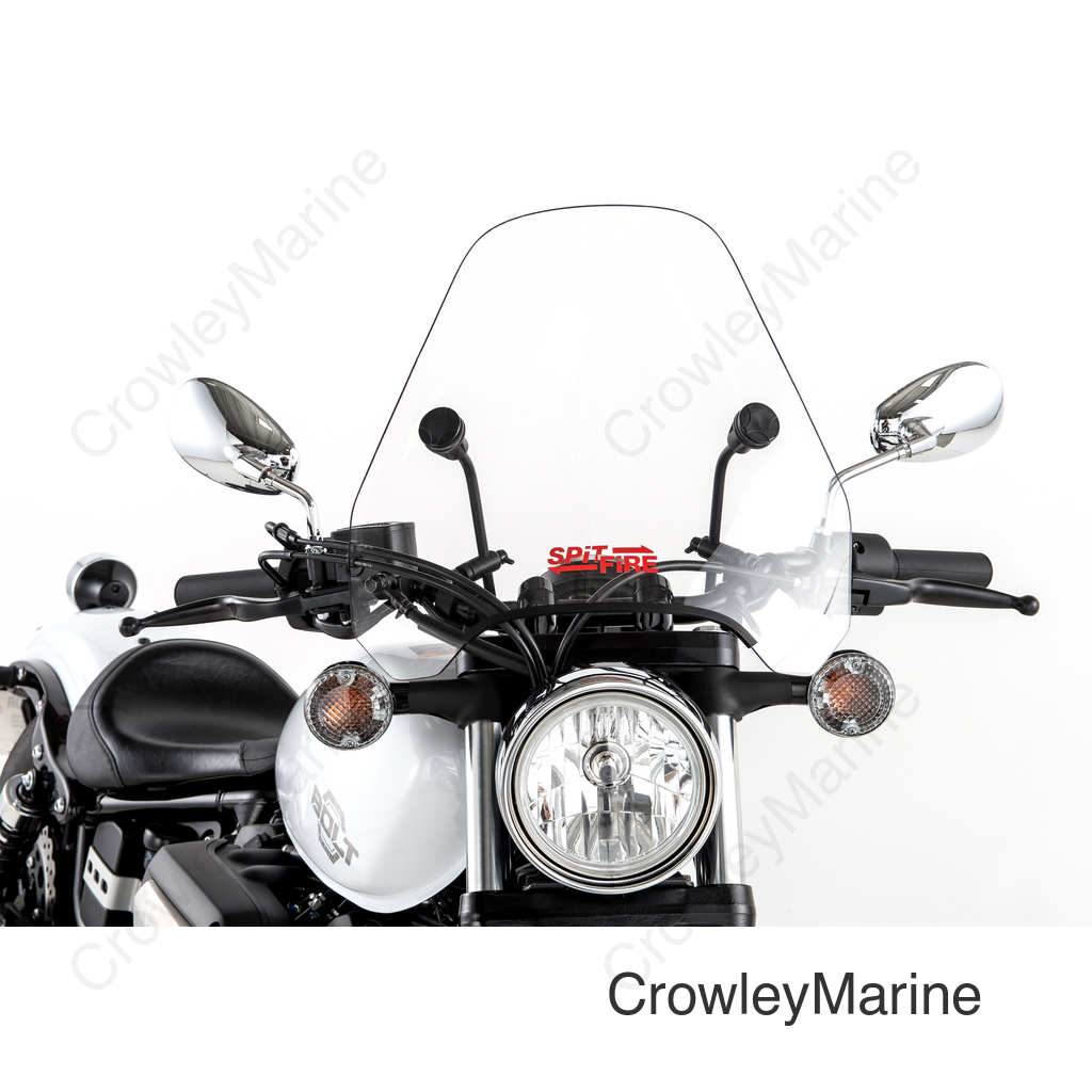 S-06 SPITFIRE CLEAR W/CHROME HARDWARE 1-1/4"