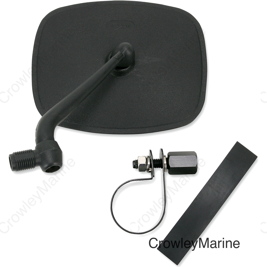 Mirror - Side View - Rectangle - Black - Left