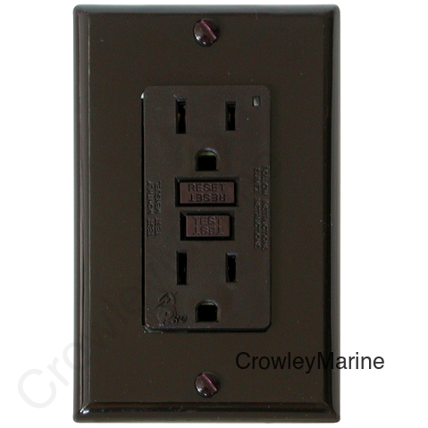 GFI RECEPTACLE W/LIGHT -