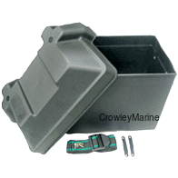 Battery Box w/Lid Group 24, Plastic (485250)