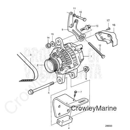 Tensioner - Volvo Penta (3884212)