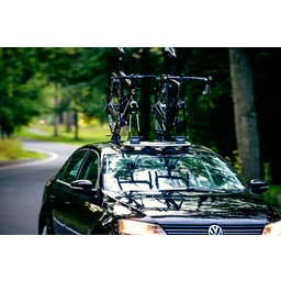 SeaSucker Mini Bomber 2-Bike Roof Rack - HUSKE QR Fork Mounts and Rear Wheel Holders Black