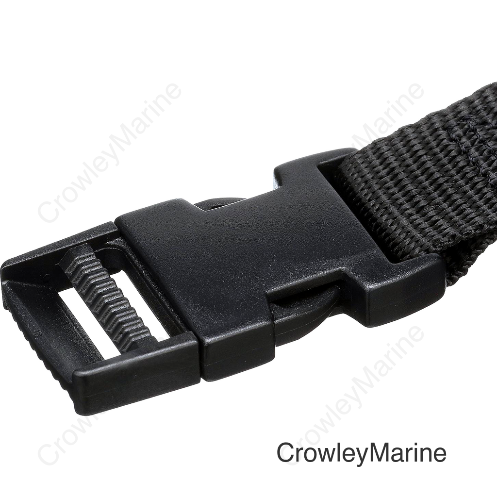 Seachoice Boat Cover Tie Down Strap Down Kit, Black, Includes 12 Straps