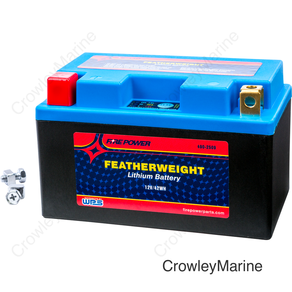 FEATHERWEIGHT LITHIUM BATTERY 230 CCA HJTZ10S-FP-IL 12V/42WH