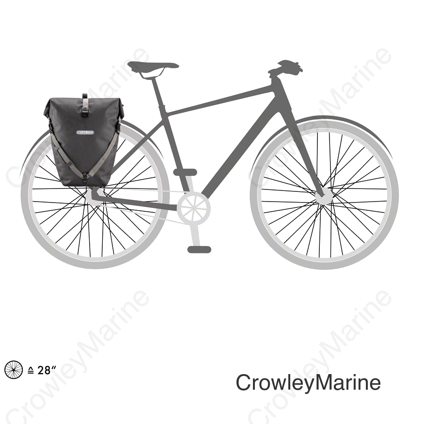 Ortlieb Back-Roller Urban Pannier - 20L Each Pepper