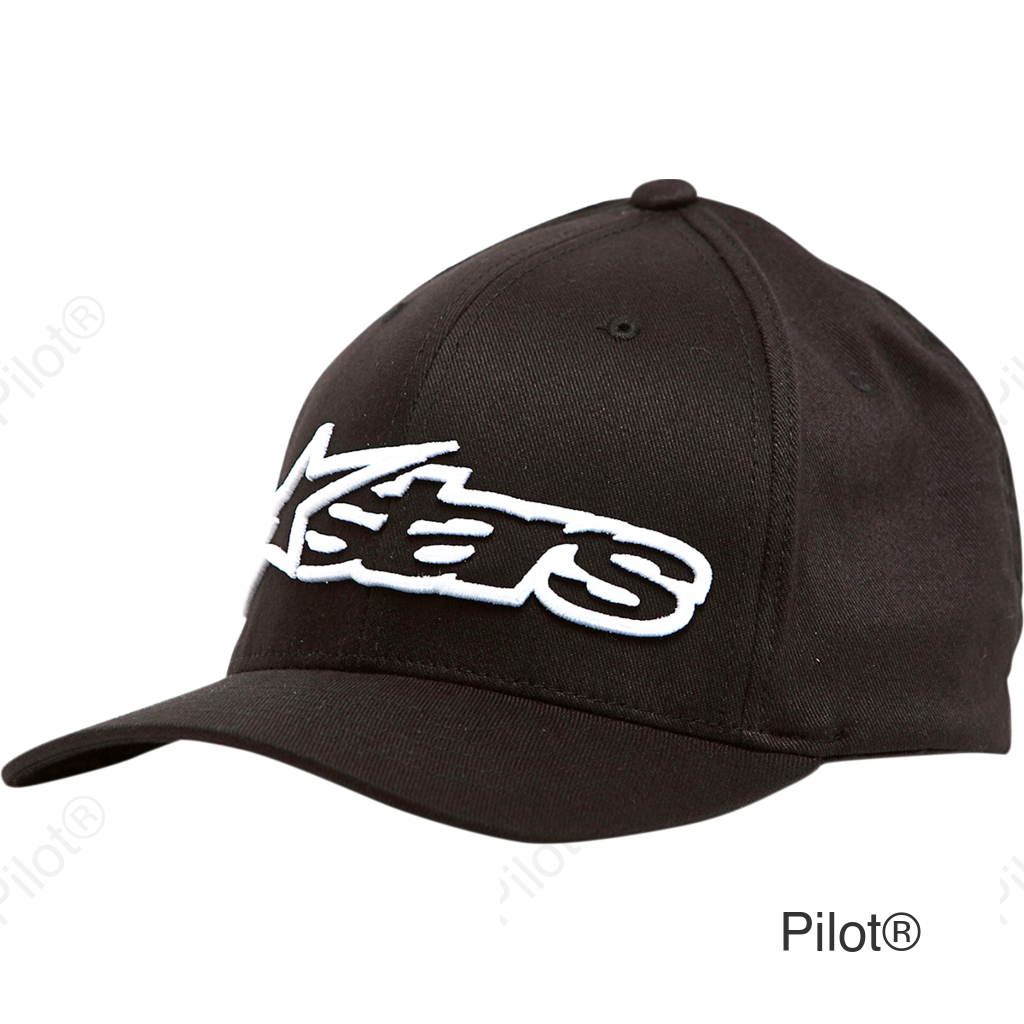 Blaze Flexfit® Hat - Black/White - Large/XL