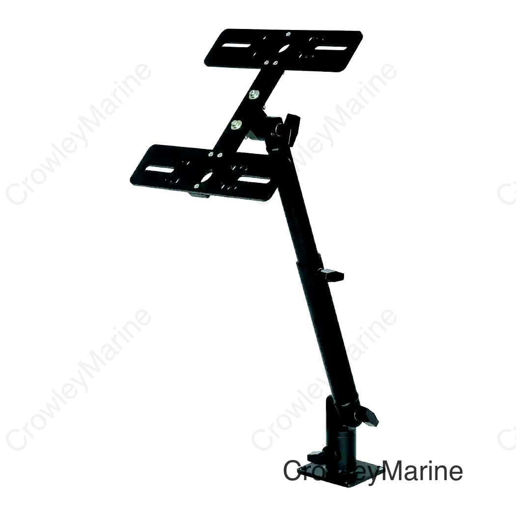 Millennium Outdoors MM002BL Double Monitor Mount – Black