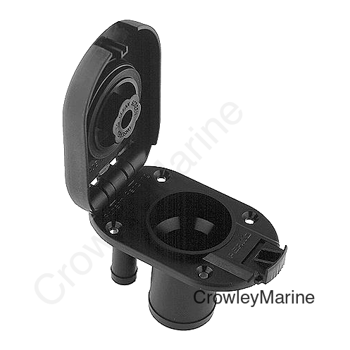 Perko Black Plastic Gas Fill & Tank Vent w/Straight Neck