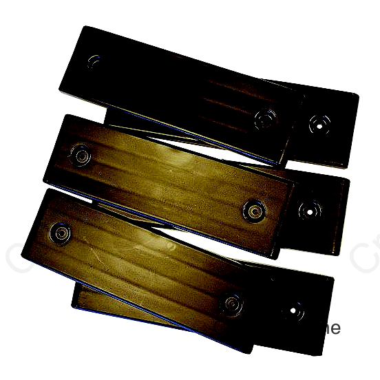 Ironwood Pacific 0131 E-Z Slide Trailer Bunk Pads, Kit 2, Black