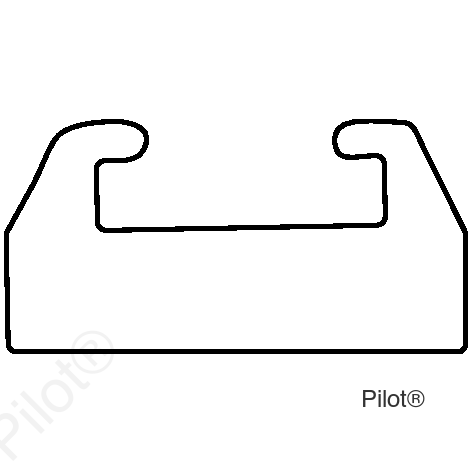 Black Replacement Slide - UHMW - Profile 26 - Length 41.63" - Ski-Doo