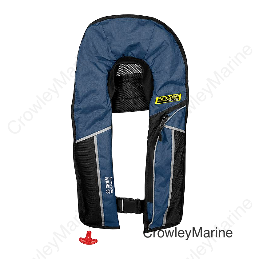 Seachoice 85863 Type V Premium Rip-Stop Inflatable PFD – Adult Universal, Blue