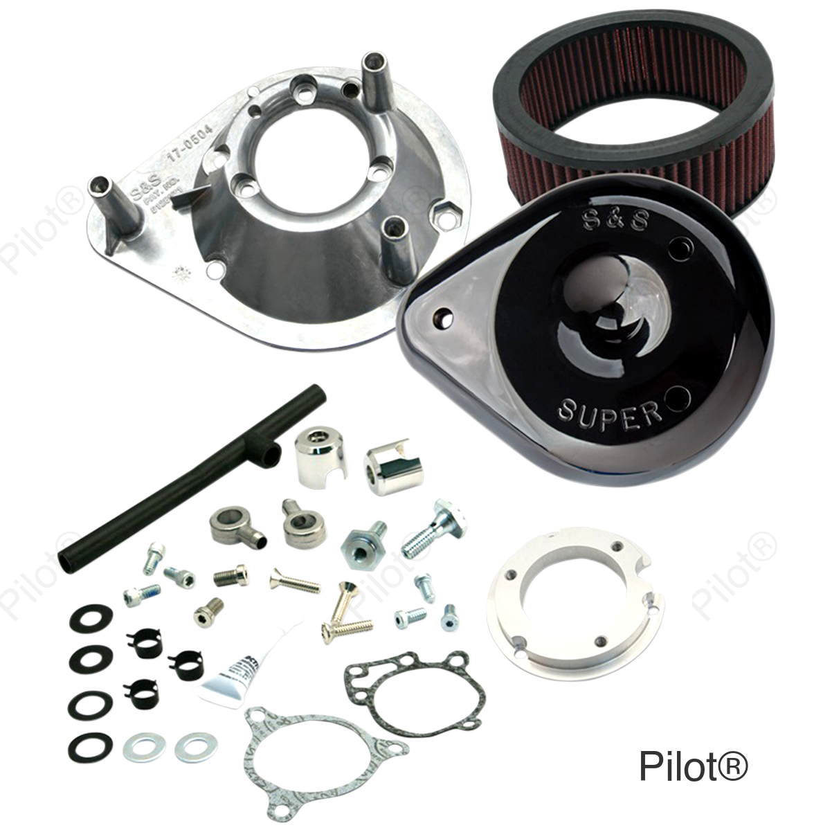 Teardrop Air Cleaner - Gloss Black