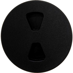 6 SCREW-OUT DECK PLATE-Black (DPS-6-1-DP)