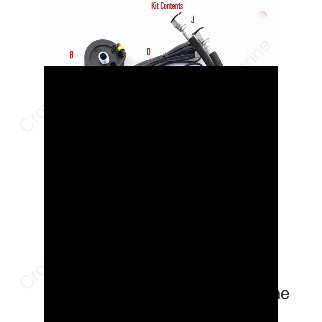 Oil Cooler Kit - Gloss Black - Dyna