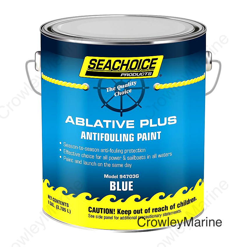 Seachoice 94703G Ablative Plus Premium Antifouling Paint, Blue, 1 Gallon