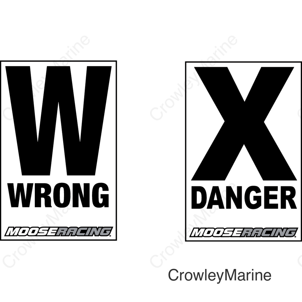 COURSE-ARROW, DANGER/WARN