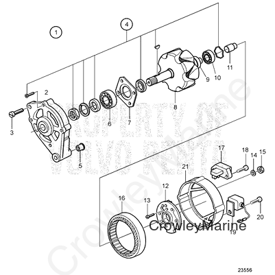 Screw(V2) - Volvo Penta (20460436)