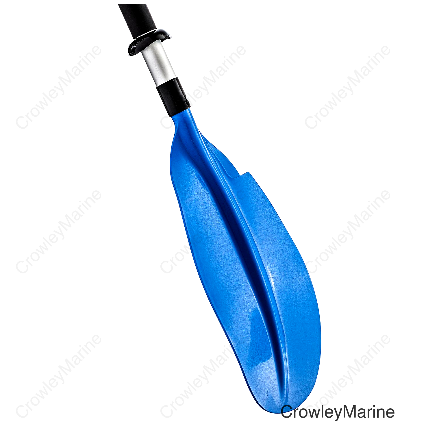 Seachoice 7 Ft. Curved-Blade Kayak Paddle, 2-Piece 1-1/8 in. Diameter Anodized Aluminum Shaft, 17 in. X 7-3/8 in. Blades