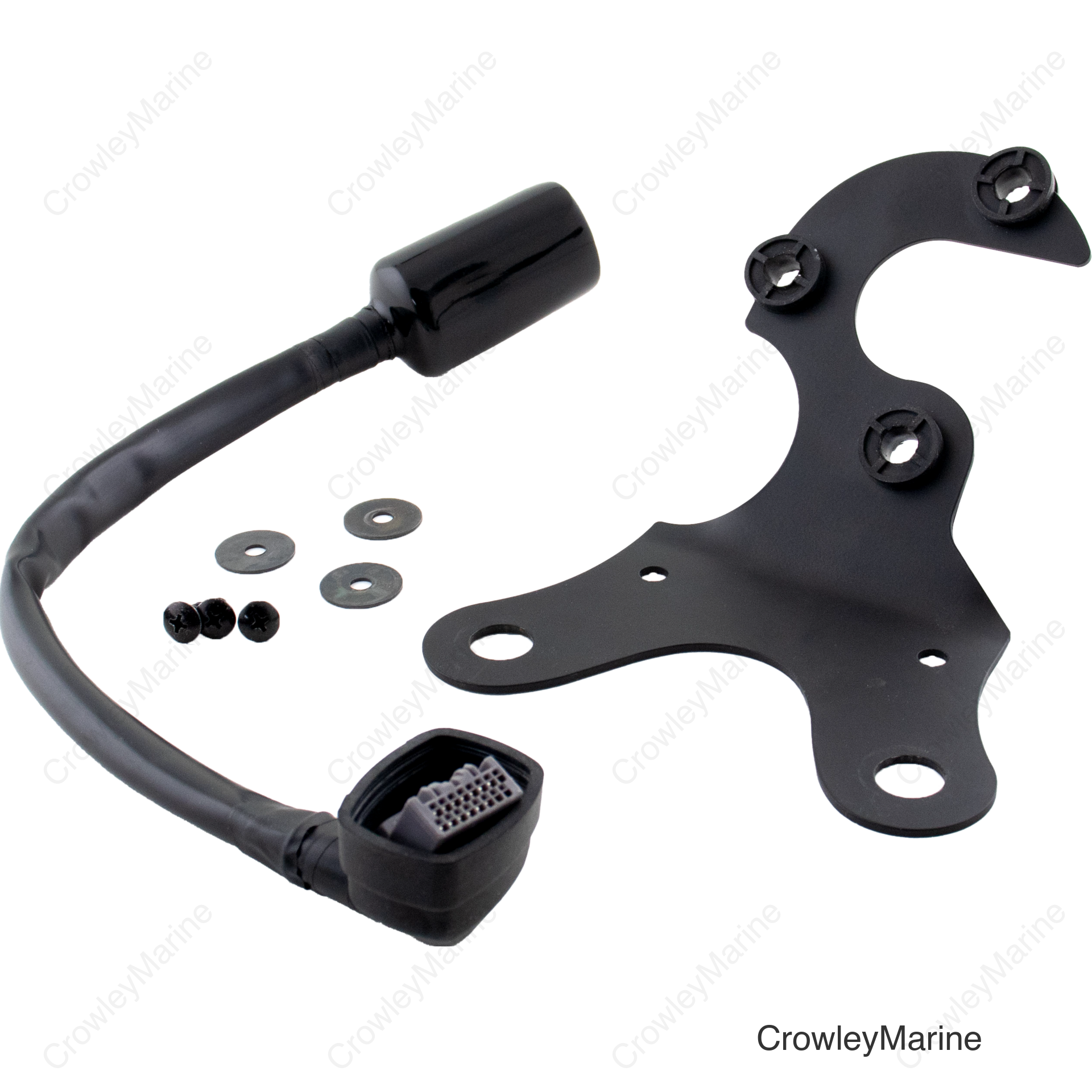 DL-04B SPEEDO BRACKET/WIRE KIT BLACK YAM