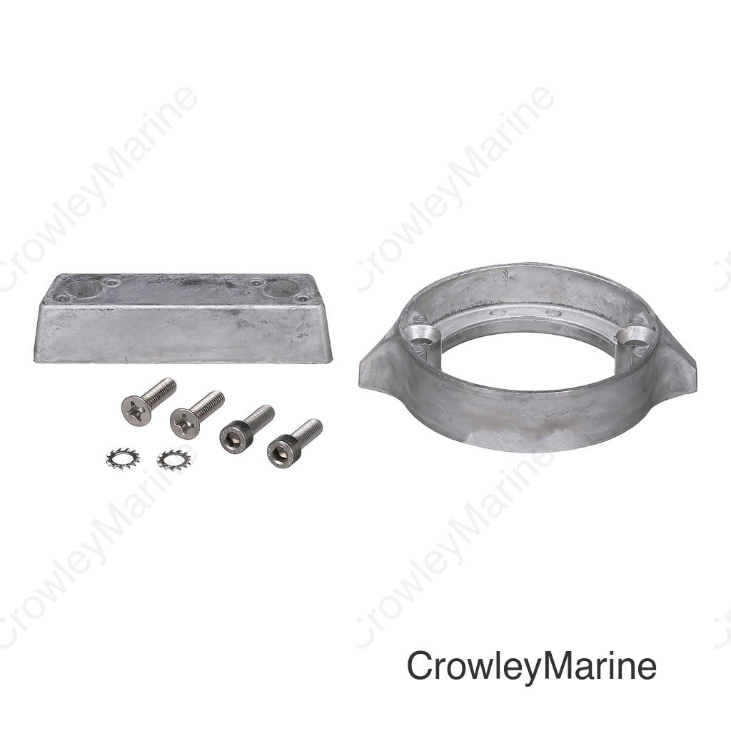 Seachoice Anode Kit, Volvo 290hp Dual Prop, Aluminum, Cadmium-Free, Environmentally Friendly