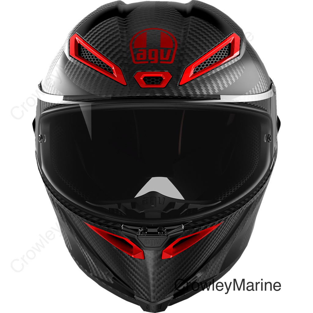 Pista GP RR Helmet - Intrepido - Matte Carbon/Black/Red - 2XL