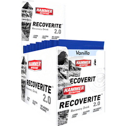 Hammer Nutrition Recoverite 2.0 Recovery Drink - Vanilla 12 Single Serving Packets