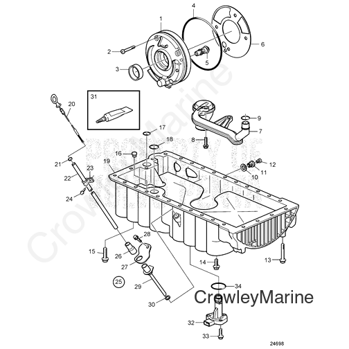 Bracket(V2) - Volvo Penta (3847997)