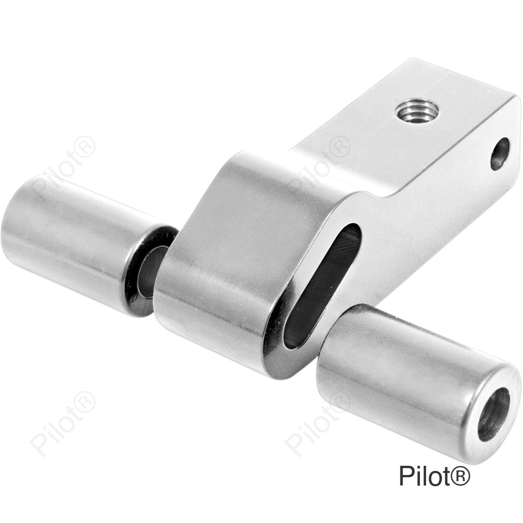 Headlight Mount Extension Block - Chrome