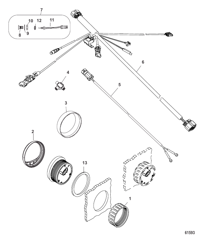 Serial Range Accessories MercMonitor - 2007 & Up - MercMonitor N2K Kit Single / Multi Engine / Level 1 & 2