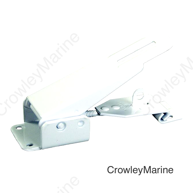 JR Products 10845 Fold Down Camper Latch & Catch, White