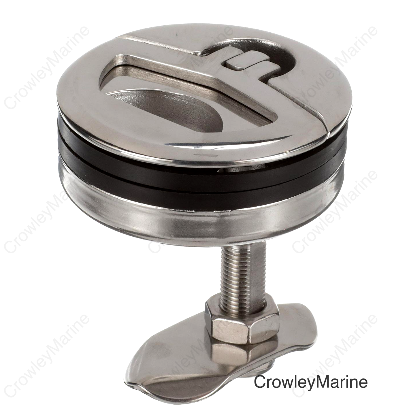 Seachoice Non-Locking Grand Compression Latch, 316 Stainless Steel, Square 2-1/2 in., Watertight