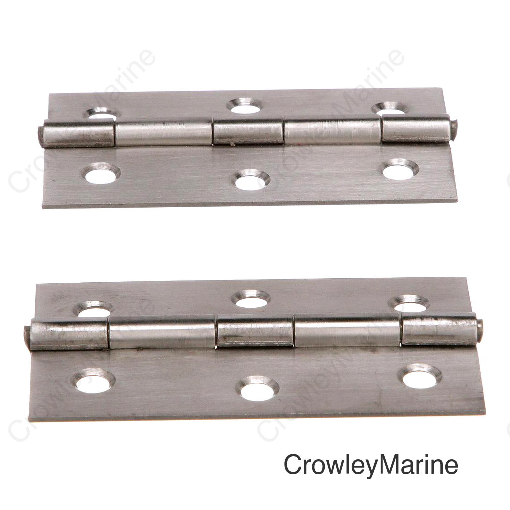 Seachoice Marine-Grade Butt Hinges, 18-8 Stainless Steel, 3 in. X 2 in., Pack of 2