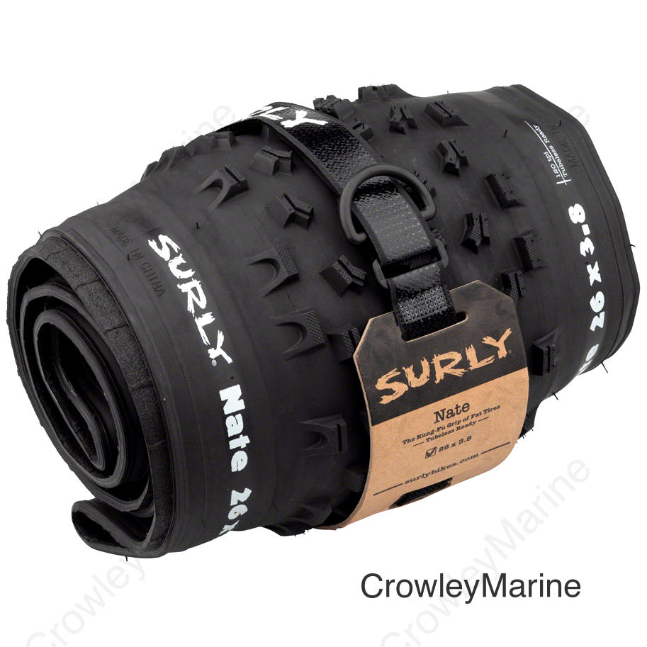 Surly Nate Tire - 26 x 3.8 Tubeless Folding Black 60tpi