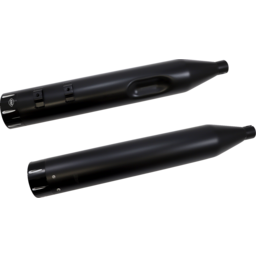 El Dorado Dual Exhaust System - Black - Machined Black Tracer thumbnail-1