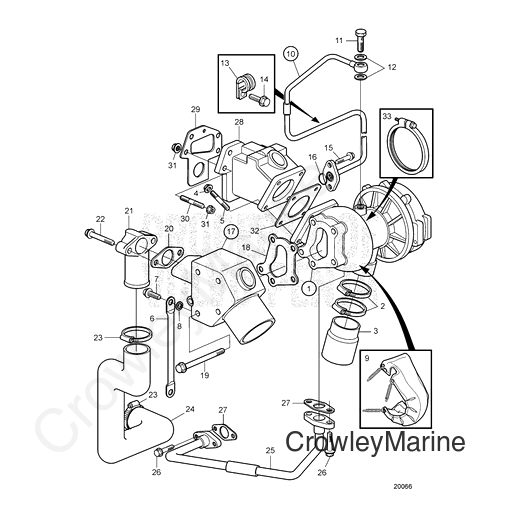 Hose Clamp(V2) - Volvo Penta (3809700)
