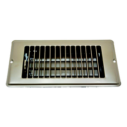 AP Products Metal Floor Register, Brown
