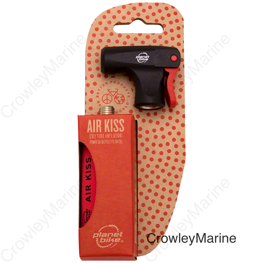 Planet Bike Air Kiss CO2 Inflator: Includes 16g Threaded Cartridge and Sleeve