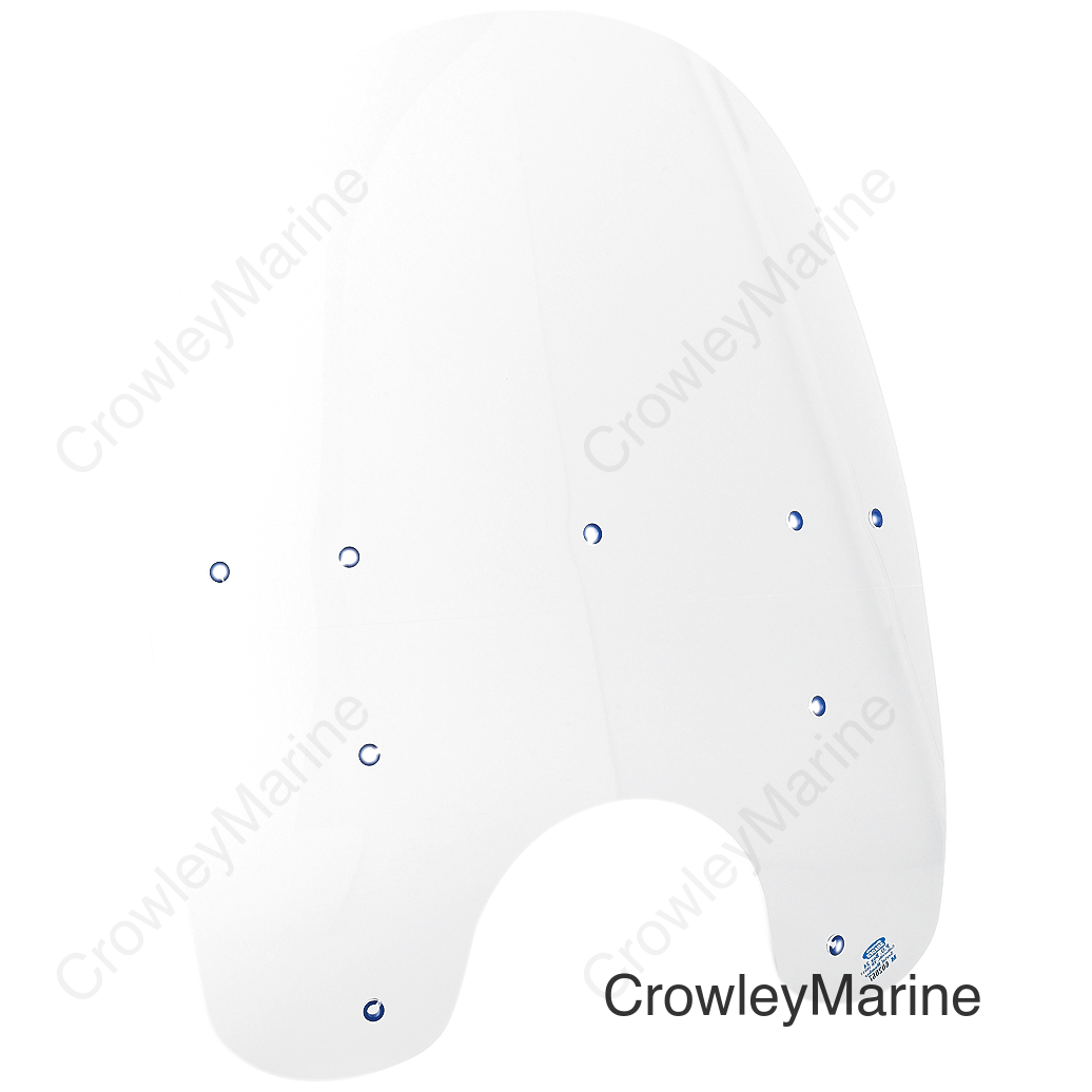 Replacement Windshield - 15" - Clear - Heritage/Fatboy