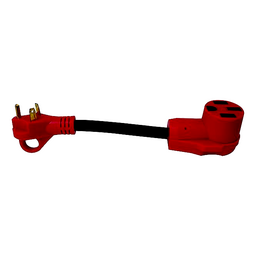 Valterra 30AM-50AF Adapter Cord with Handle, 12", Bulk thumbnail-1