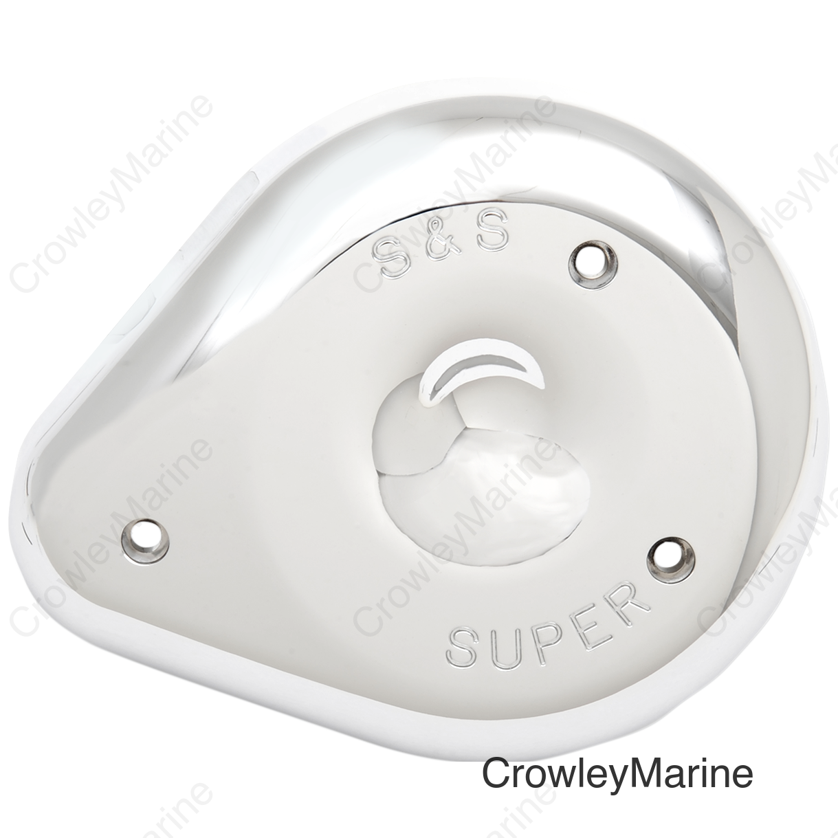 S&S Cycle Teardrop Chrome Air Cleaner Cover For S&S Super E/G Carbs