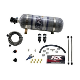 Nitrous Express Hitman EFI Single Nozzle Piranha Nitrous Kit (35-75HP) w/Composite Bottle thumbnail-2