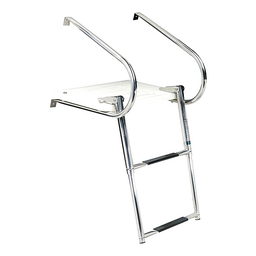 Seachoice Universal Swim Platform w/ Top-Mount Telescoping Ladder, 2 Step Ladder, Inboard/Outboard thumbnail-6