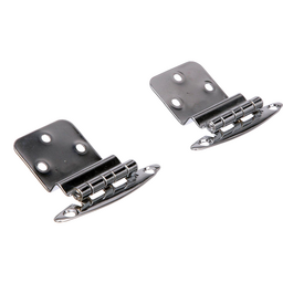 Seachoice Inset Hinges w/ 3/8 in. Inset, Chrome-Plated Brass, 2-3/4 in. X 2-1/8 in., Pack of 2 thumbnail-1