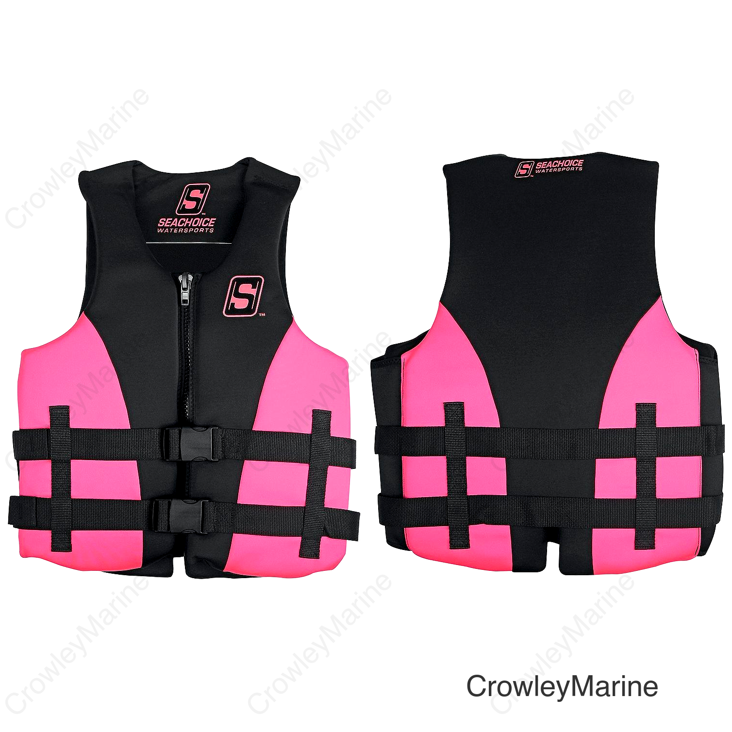 Seachoice Evoprene Multi-Sport Life Jacket - 2XL - Pink/Black, Fits Chest 44-50 in, USCG Level 70