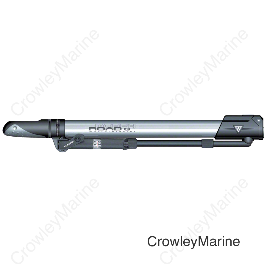 Topeak Mini Dual DXG Mini Pump- 140psi With Gauge Silver/Black