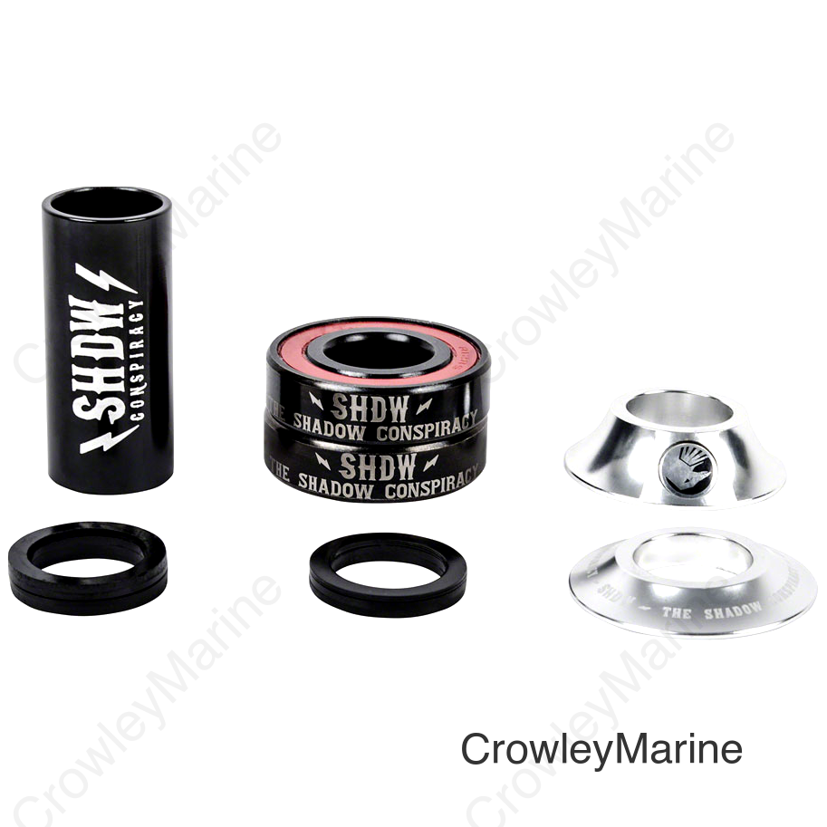 The Shadow Conspiracy Stacked Bottom Bracket - 19mm Mid Raw Polish