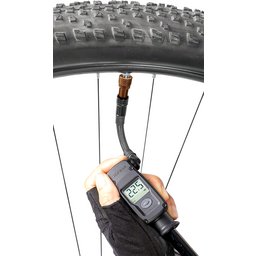 Topeak Mountain Digital Shock/Tire Mini Pump - 2Stage 300psi Black